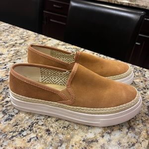 Tommy Bahama Suede Platform Shoes
